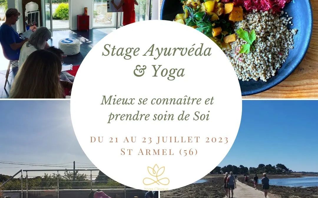 Stage yoga & ayurveda – juillet 2023 – Saint Armel (56)