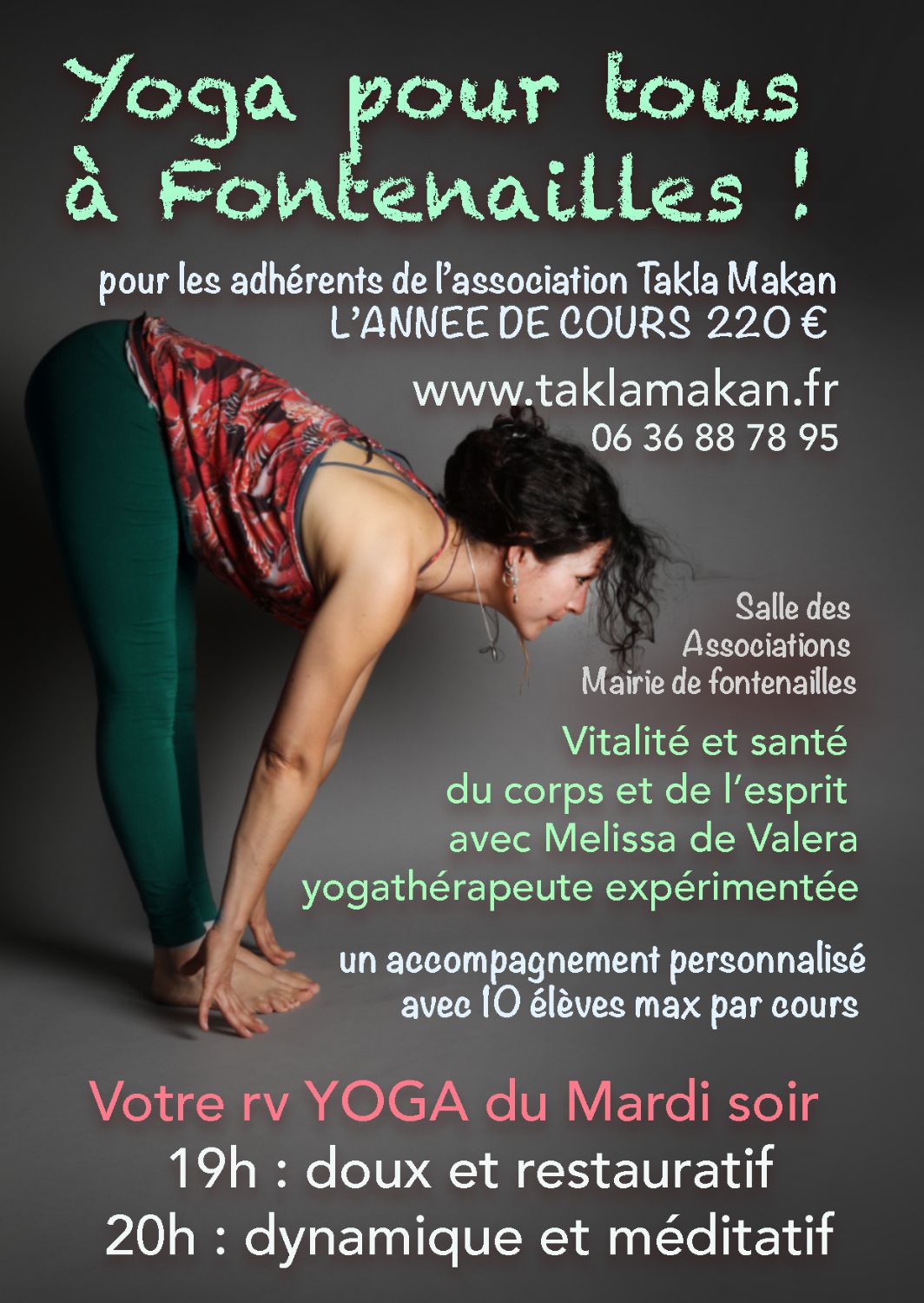 yoga pour tous Fontenailles asso Takla Makan