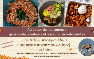 Atelier de cuisine : au coeur de l’automne