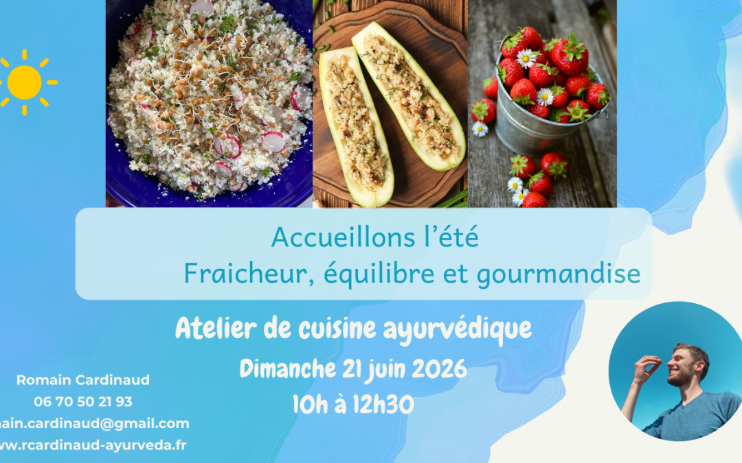 Atelier de cuisine : accueillons l&rsquo;été